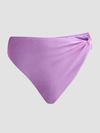 Patbo Women's Aurora High-waisted Bikini Bottom In Purple