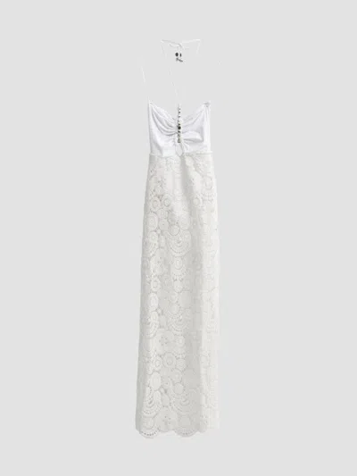 Patbo Women's Gal Embroidered Maxi Dress In White