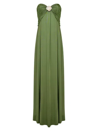 Patbo Women's Intensity Jersey Strapless Gown In Green