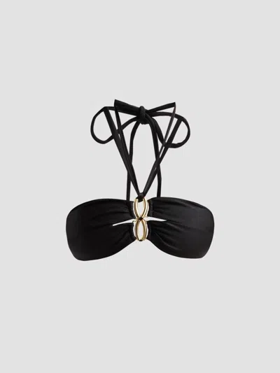 Patbo Women's Martina Bandeau Bikini Top In Black