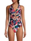 PATBO WOMEN'S MOSCOW ONE-PIECE PRINTED SWIMSUIT