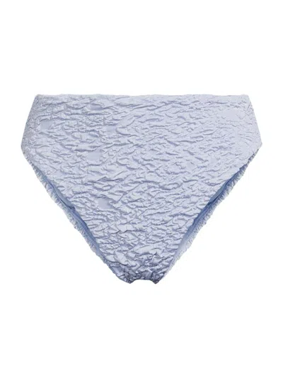 Patbo Women's Papillon Jacquard Bikini Bottom In Blue