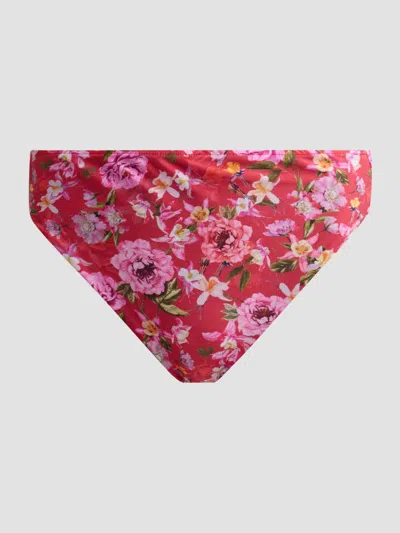 Patbo Peony Print High Waist Bikini Bottom In Multi