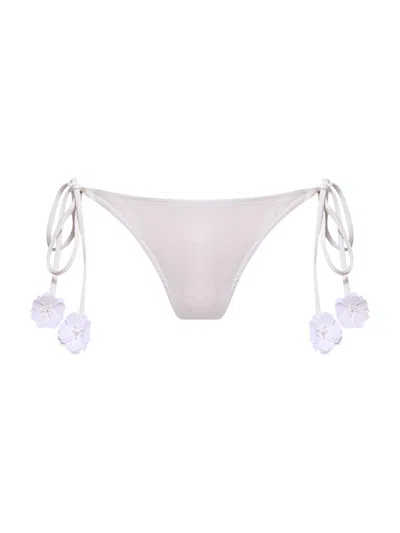 Patbo Women's Sunstone String Bikini Bottom In Purple