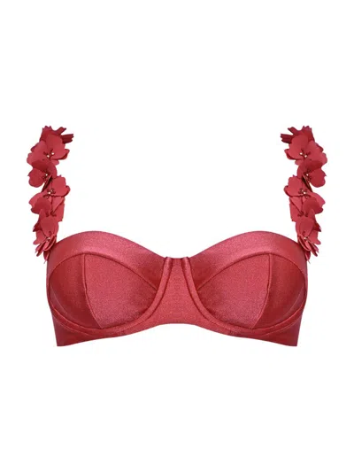 Patbo Women's Sunstone Underwire Bikini Top In Red