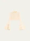 Patbo Cropped Top In Wheat