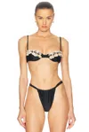 Patbo X Camila Coelho Bikini Top In Black