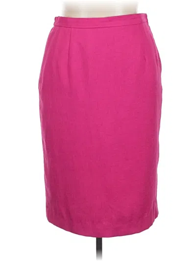 Pre-owned Patchington Formal Skirt In Pink