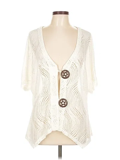 Pre-owned Patchington Short Sleeve Blouse In White