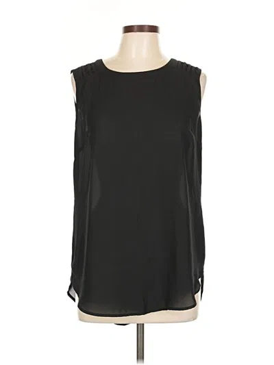 Pre-owned Patchington Sleeveless Blouse In Black