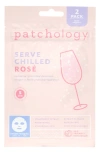 Patchology 2-pack Serve Chilled Rosé Sheet Masks