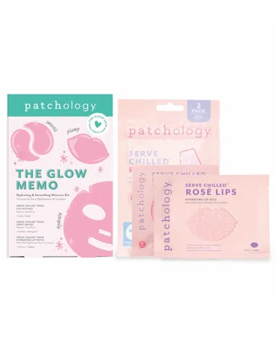 Patchology 4-pc. The Glow Memo Hydrating And Smoothing Skincare Kit In Transparent