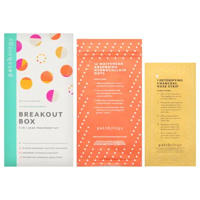 Patchology Breakout Box 3-in-1 Acne Treatment Kit By  For Unisex - 3 Pc 3pc Blackhead-eliminating Cha In Transparent