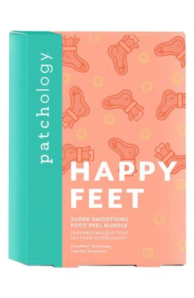 Patchology Happy Feet Super Smoothing Foot Mask Set $60 Value In Transparent
