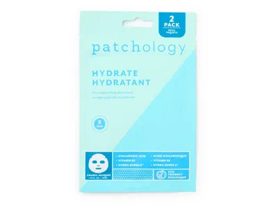 Patchology Hydrate Face Mask 2 Pack In Blue