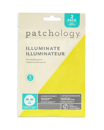 PATCHOLOGY ILLUMINATE THE REAL GLOW GETTER SHEET MASK, PACK OF 2