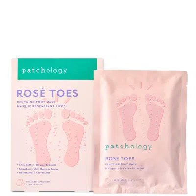 Patchology Rosé Toes -renewing Foot Mask 60g