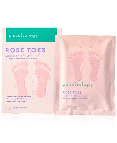 Patchology Rose Toes Renewing Foot Mask In N,a