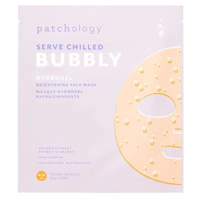 PATCHOLOGY PATCHOLOGY SERVE CHILLED BUBBLY BRIGHTENING HYDROGEL MASK 1.05 OZ SKIN CARE 818262023428