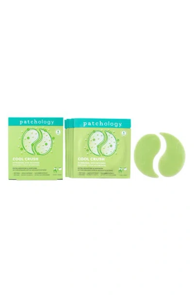 Patchology Serve Chilled Cool Crush 5-pack Hydrogel Eye Patches In Green