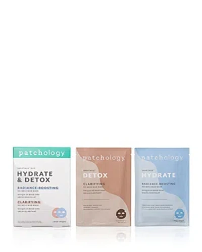 Patchology Smartmud Duo Hydrate & Detox No Mess Mud Masks In White