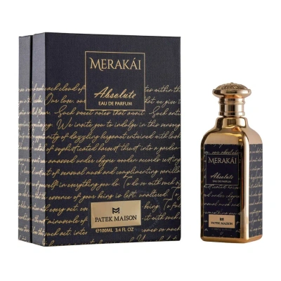 Patek Maison Unisex Merakai Passion Edp 3.4 oz Fragrances 850039142024 In Black