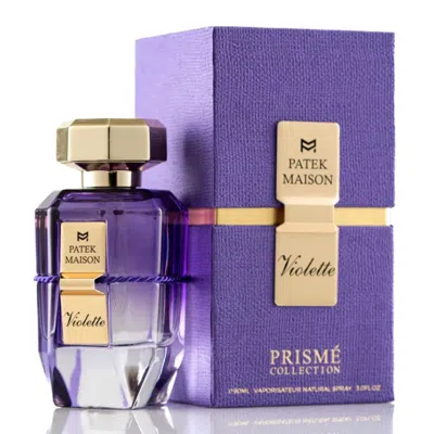 Patek Maison Unisex Prisme Violette Edp Spray 3.0 oz Fragrances 850039142178 In White