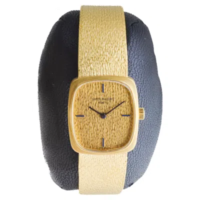 Pre-owned Patek Philippe 18kt Solid Gold Dress Watch Circa 1980's With Original Bracelet In Multi