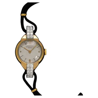 Pre-owned Patek Philippe 1955  Vintage Ladies Fancy Lug Watch - 18k Gold & Diamonds In Multi