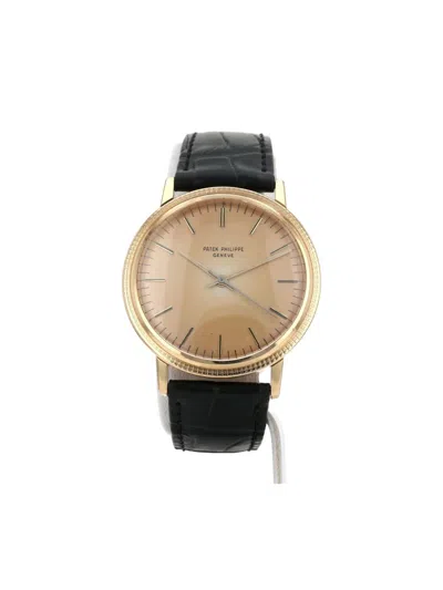 Pre-owned Patek Philippe 1970s  Calatrava 36mm In Neutrals