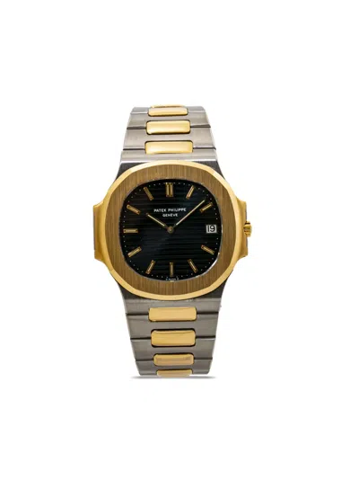 Pre-owned Patek Philippe 1973  Nautilus 40mm In Blue