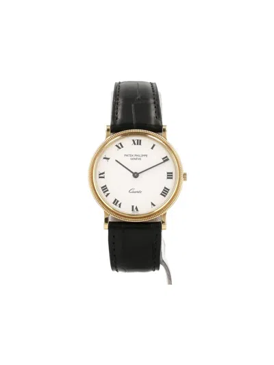 Pre-owned Patek Philippe 1978  Calatrava Clous De Paris 37mm