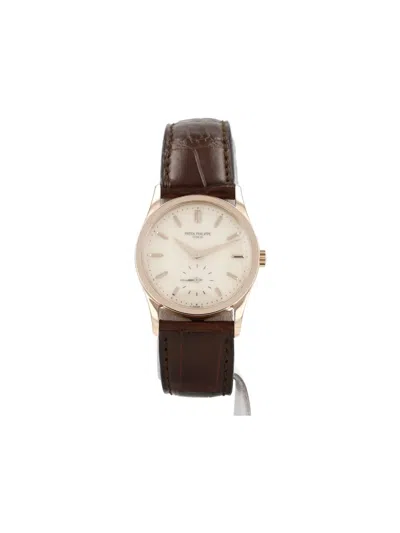Pre-owned Patek Philippe 1980 Calatrava 37mm In Neutral