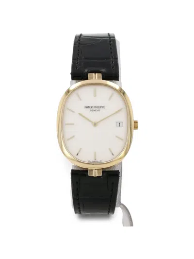 Pre-owned Patek Philippe 1980 Ellipse 34mm Watch In White