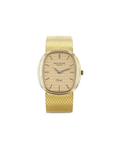 Pre-owned Patek Philippe 1980  Golden Ellipse 30mm In Neutrals