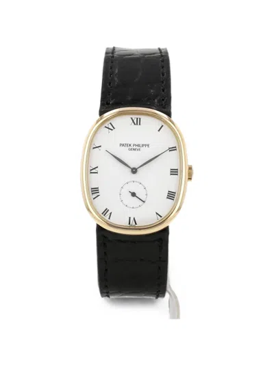 Pre-owned Patek Philippe 1989 Ellipse 32mm Watch In White