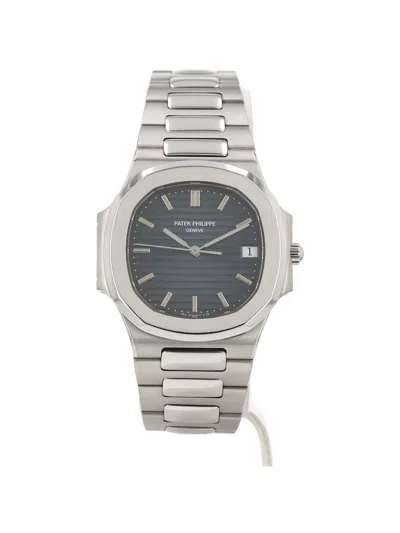 Pre-owned Patek Philippe 1989 Nautilus Stainless Steel 3900mm Watch In Silver
