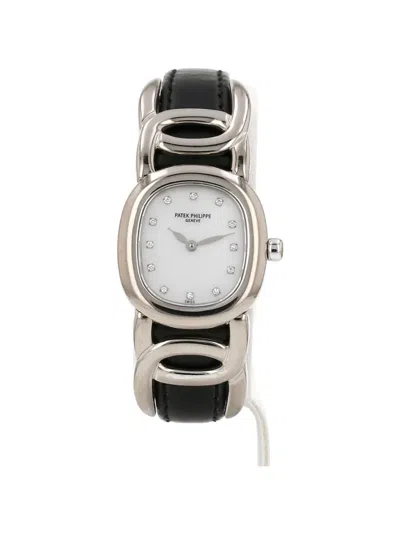 Pre-owned Patek Philippe 1990's Ellipse 26mm Watch In White