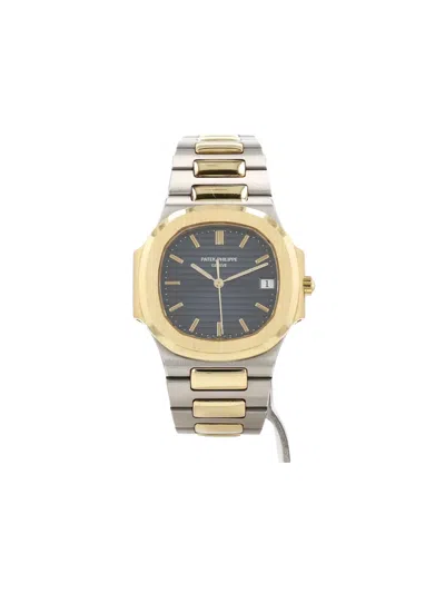 Pre-owned Patek Philippe 1990 Nautilus 32mm In Black