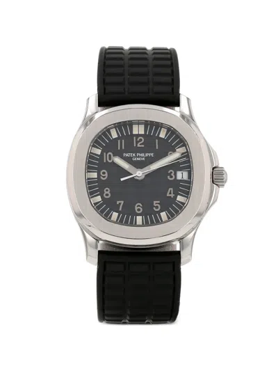 Pre-owned Patek Philippe 1997 Aquanaut 35mm Watch In Black