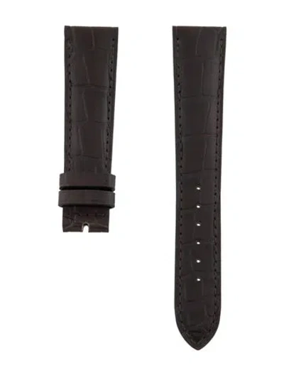 Pre-owned Patek Philippe 19mm Watch Strap. In Brown