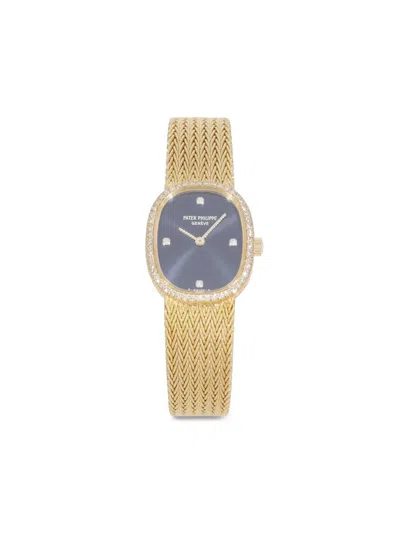 Pre-owned Patek Philippe 2000 Ellipse 30mm In Blue