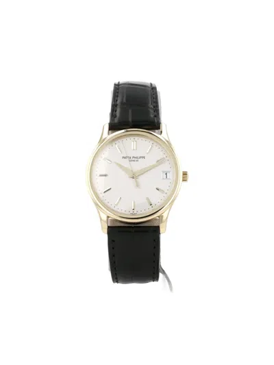 Pre-owned Patek Philippe 2003 Calatrava 34mm In White