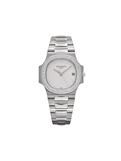 Pre-owned Patek Philippe 2004  Nautilus 37mm In White