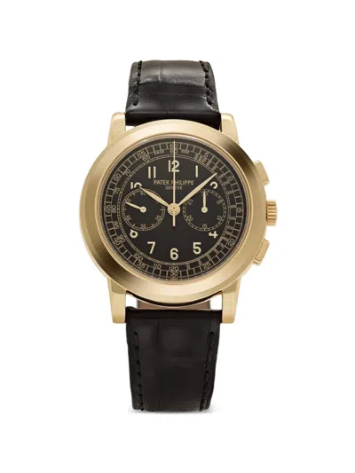 Pre-owned Patek Philippe 2008 Complications 5070j-001 42mm Watch In Black