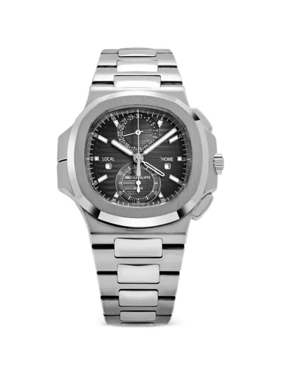 Pre-owned Patek Philippe 2016 Nautilus 5990/1a-001 40.5mm Watch In Gray