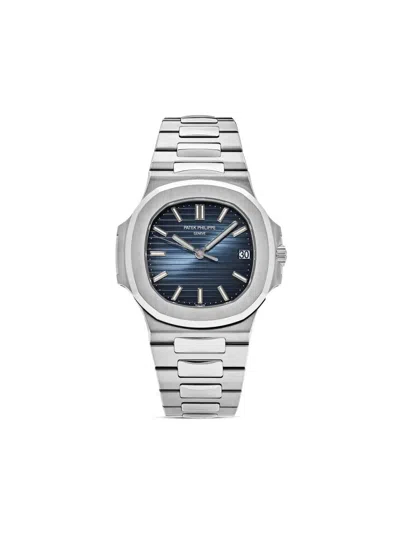 Pre-owned Patek Philippe 2016  Nautilus 40mm In Blue