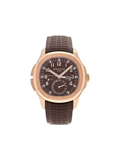Pre-owned Patek Philippe 2018 Aquanaut Travel Time 40mm In Brown