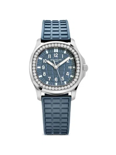 Pre-owned Patek Philippe 2019 Aquanaut Luce 5067a-025 36mm Watch In Blue