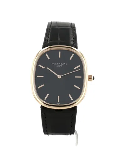 Pre-owned Patek Philippe 2020 Ellipse 39mm Watch In Black